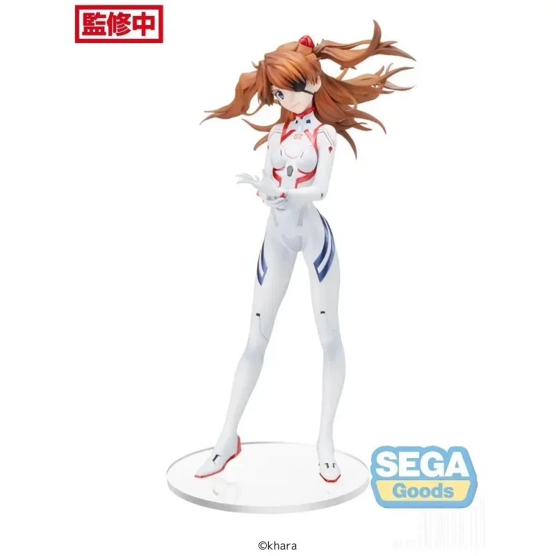 SEGA Genuine SPM NEON GENESIS EVANGELION Anime Figure Asuka Langley Soryu Action Toys for Kids Christmas Gift Collectible Model