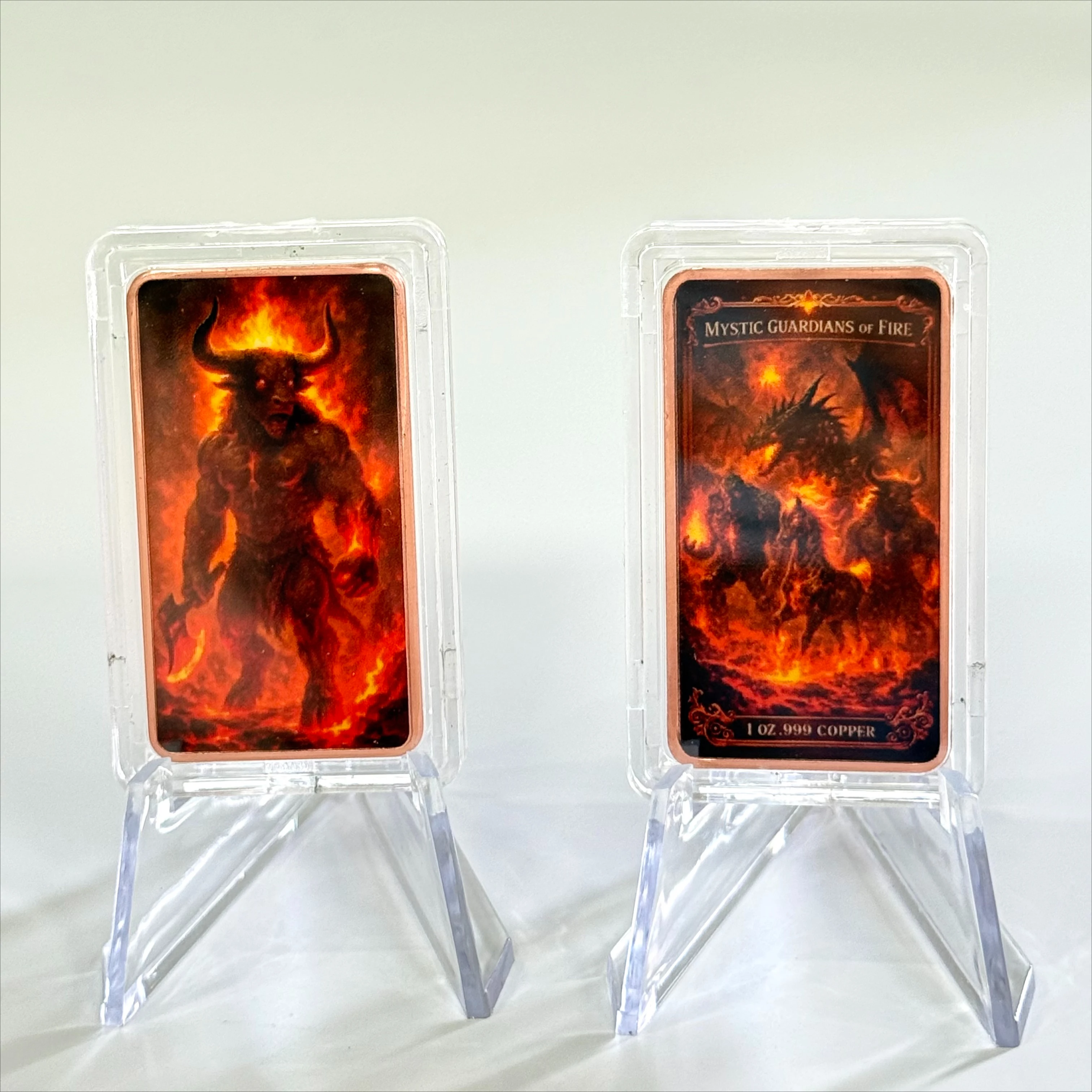 Sell popular copper bars fire dragon wholesale collection level suitable for collectors