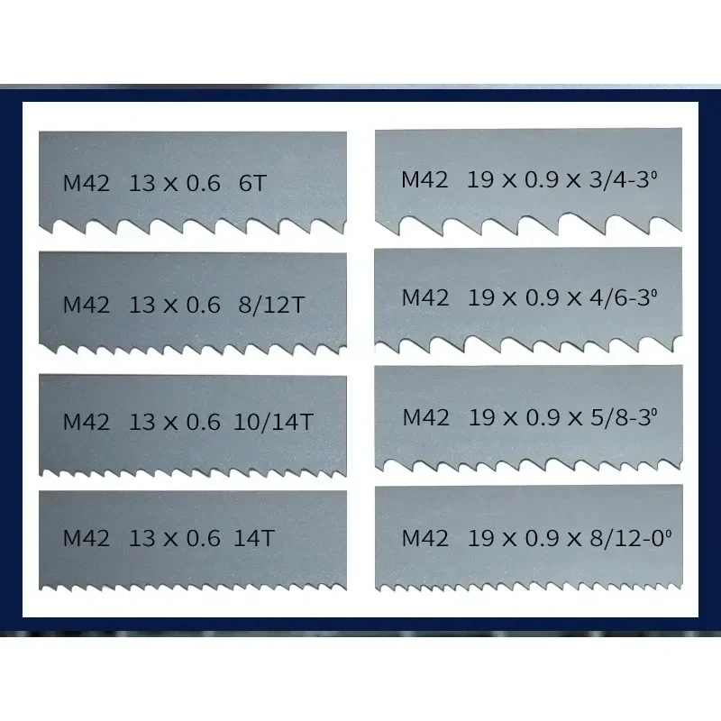 Fita do Bi-metal Viu as Lâminas M42 ”lâmina da Serra do Metal para o Corte da Folhosa 14tpi 1400 1140 1790 2240×13 mm com a