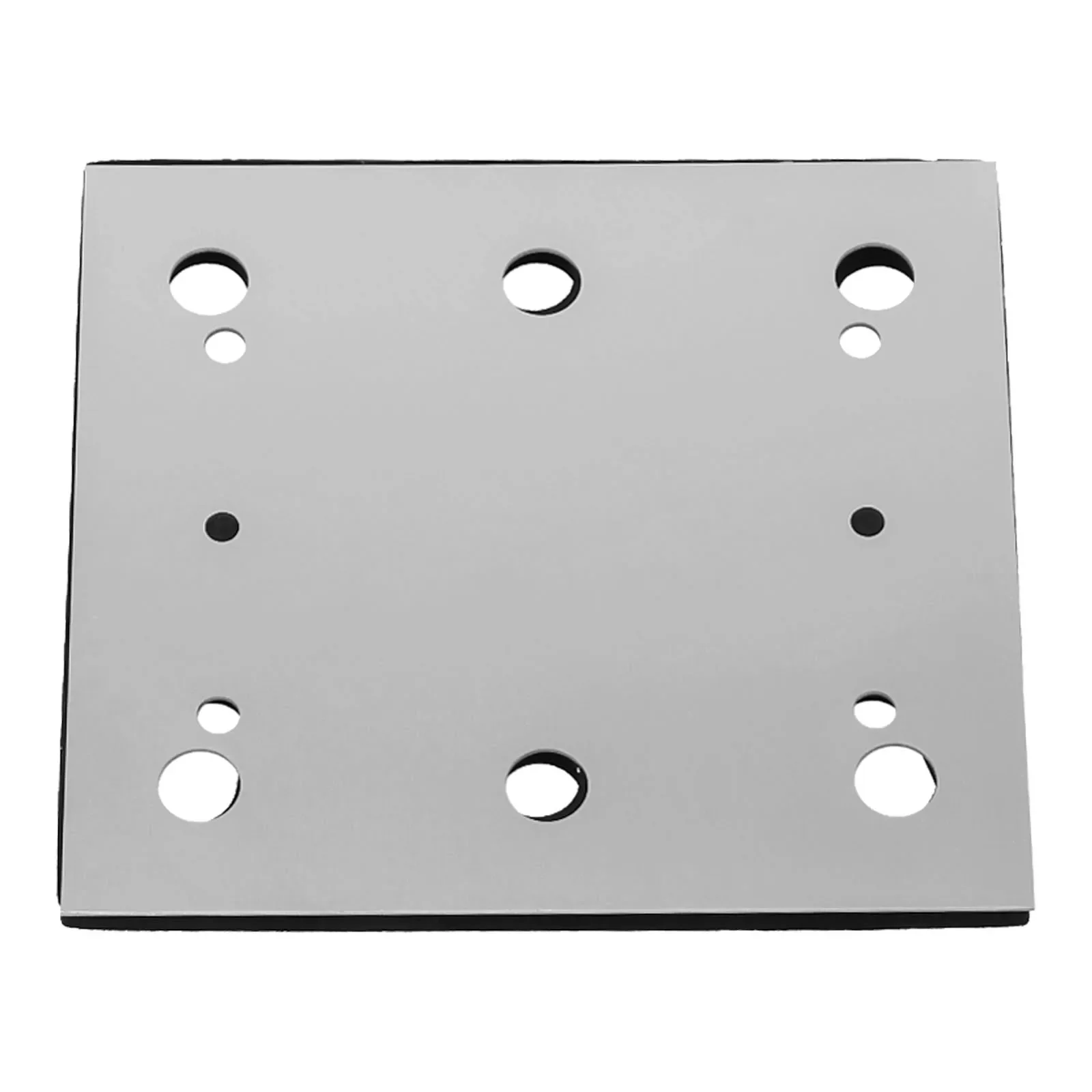 Tampone di supporto Tampone per levigatrice Tampone di supporto per levigatrice a nastro nero 158324 -9 Alluminio per utensili elettrici con supporto per levigatrice BO4556