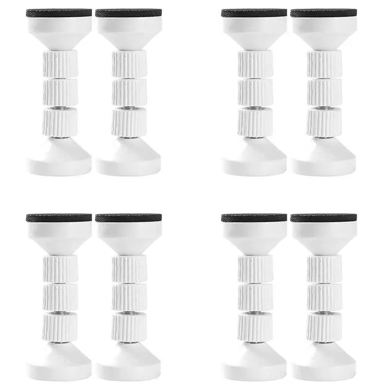 

AB47-Регулируемый резьбовой фиксатор для кровати, предотвращающий расшатывание, стопоры для изголовья, предотвращающие ослабление, антивибрационный фиксатор (8 шт., белый)