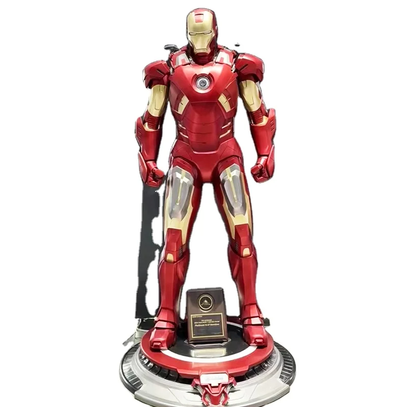 

MK7 1/1 Scale Full Body Sculpture Luminous Glass Model Toy Figure Statues for Large Living Room Floor Decorations