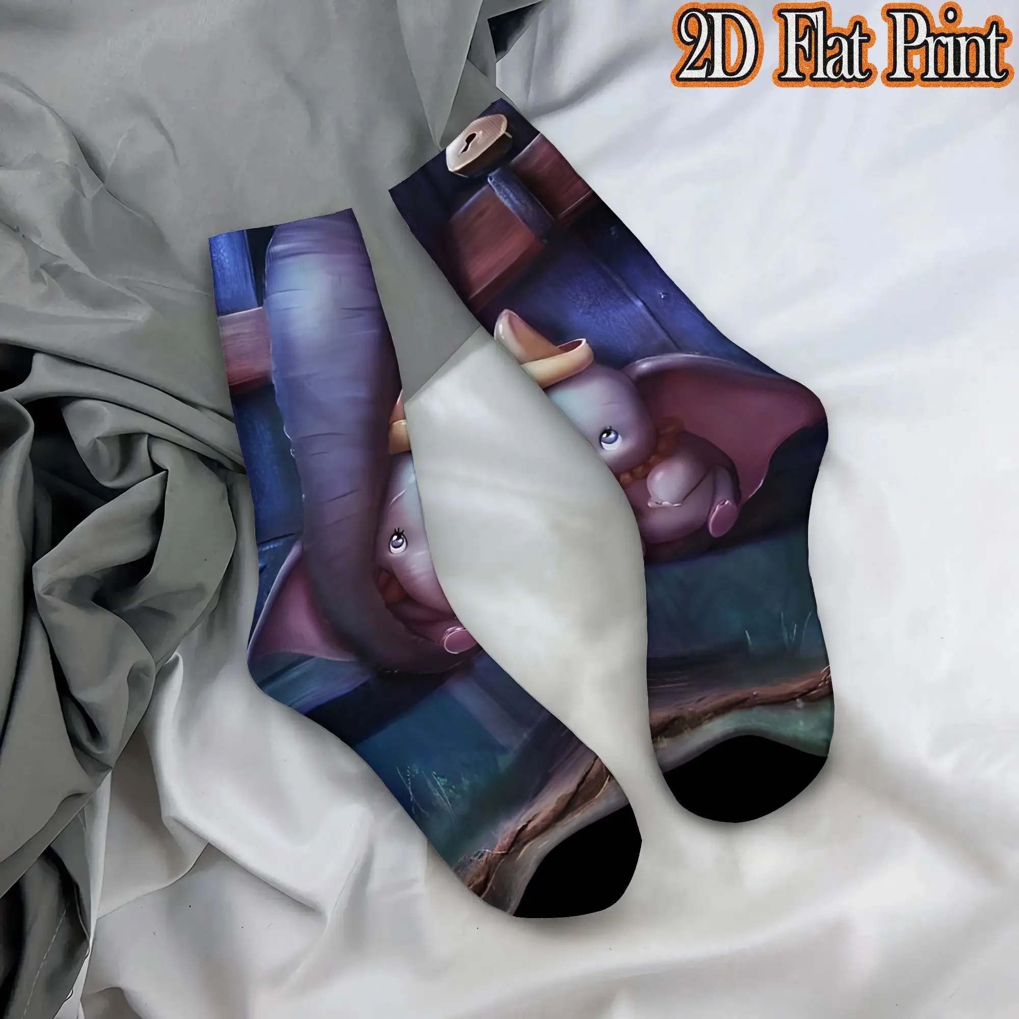 Fashion Vintage Baby Of Mine Circus Theme Men's  compressionSock Unisex Circus Theme Funny Mid-Calf Socks