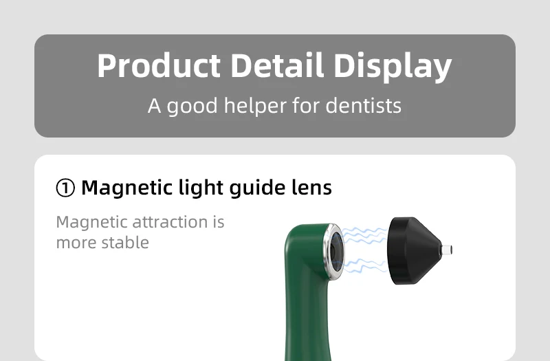 VV Dental Wireless LED Cure Light Lampe 1 Sekunde Aushärtung High Power Wide Spectrum 2500 mw/c ㎡ Instrument zur Zahnheilkunde – Detail 4