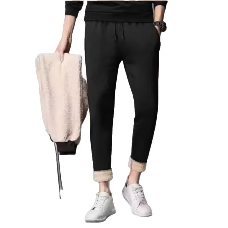 Vêtements d'hiver pour hommes, grandes tailles, pantalons thermiques, salopette, pantalons de travail pour hommes, vêtements de loisirs, pantalons Baggy