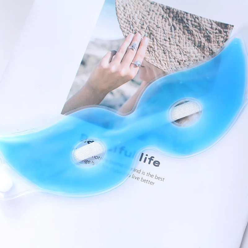 Reutilizável Gel Eye Mask, aliviar a estirpa dos olhos, eliminar círculos escuros, Ice Pack, adequado para uma boa noite de sono