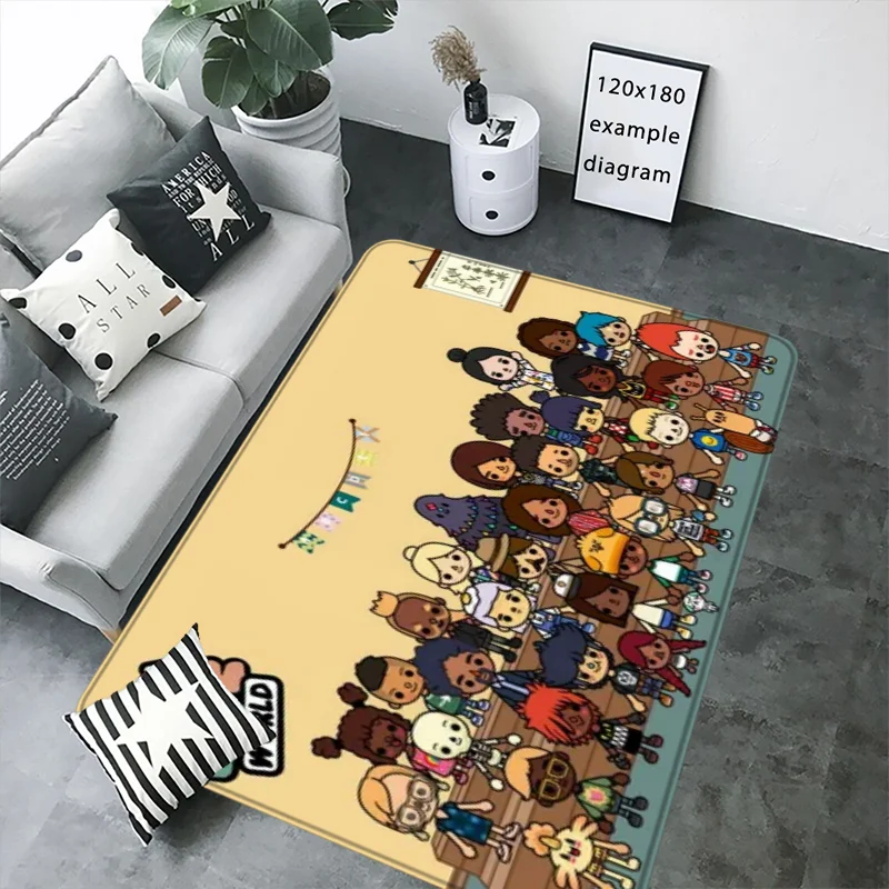 Toca Boca Toca Life World Door Floor Mat Room Entrance Carpet for Kitchen Rugs Home Accsessories Bathroom Mats Rug Foot Bath Bed