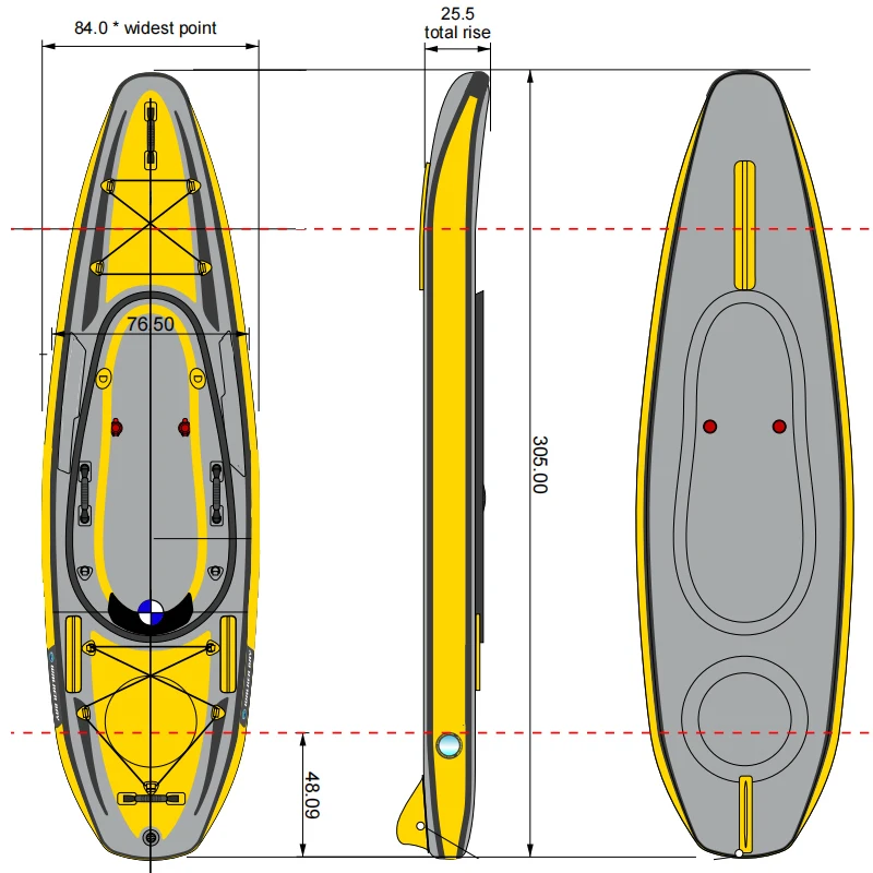 ZEBEC Kxone Woosung Dropshipping Pinna Drive Sea Pesca Sedile singolo Kayak Sit on Top Singolo in vendita
