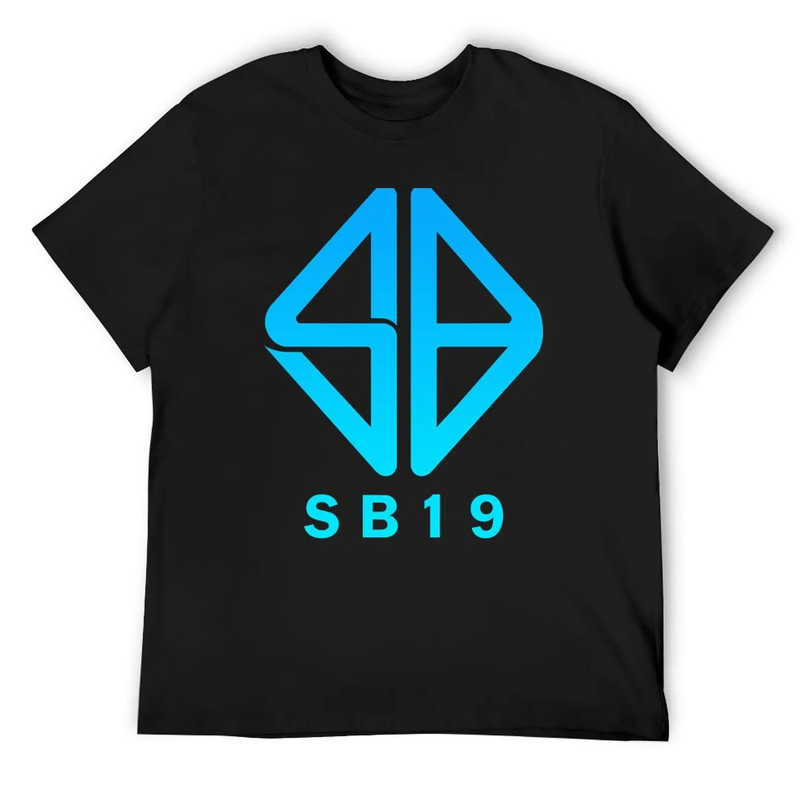 SB19 PPOP BLUE LOGO T-Shirt oversized t shirt anime stuff Aesthetic clothing mens t shirt