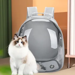 Pet Carrier Backpack Cat Bag Breathable Portable Transparent Space Capsule Pet Bag for Going Out Capsule Carrier Puppy