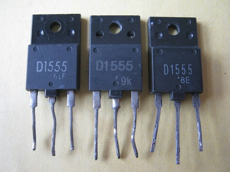 Used 10pcs D2253 D1555 D1556 D1557 D2539 D5040 D5032 D5038 D5287 D2498 D1547 D2102 D3402 D1710C 2SD2499 TO-3PF