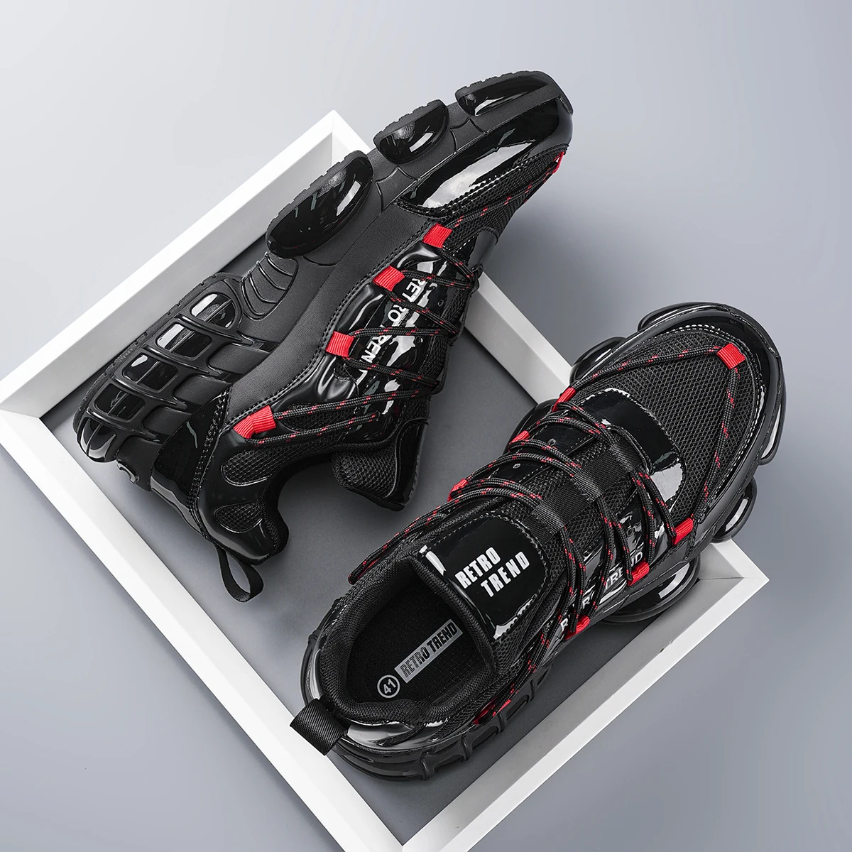 Herren-Sportschuhe in großen Größen, Outdoor-Wanderschuhe, bequeme, lässige, vielseitige, modische Trainingsschuhe für Paare – Detail 5