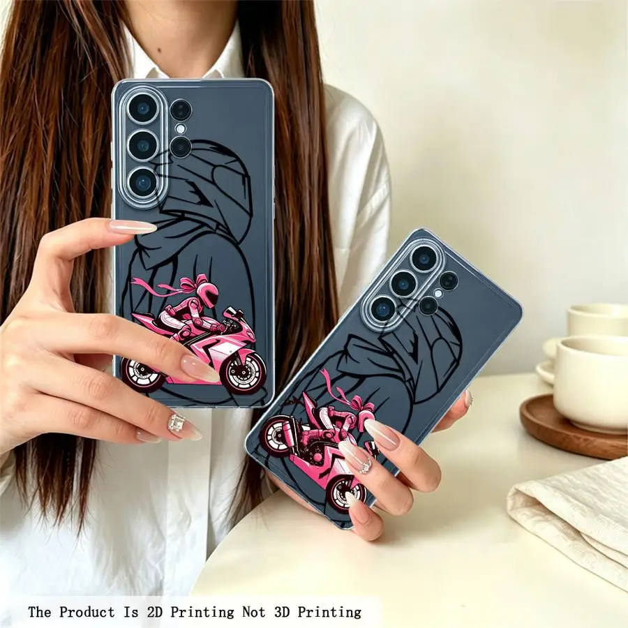 Phone Cover Case for Samsung Galaxy S26 Ultra S20 Plus S25 Edge S21 S23Ultra S24 S23 Ultra Note 20 Ultra 10 S22 FE Hood Figure