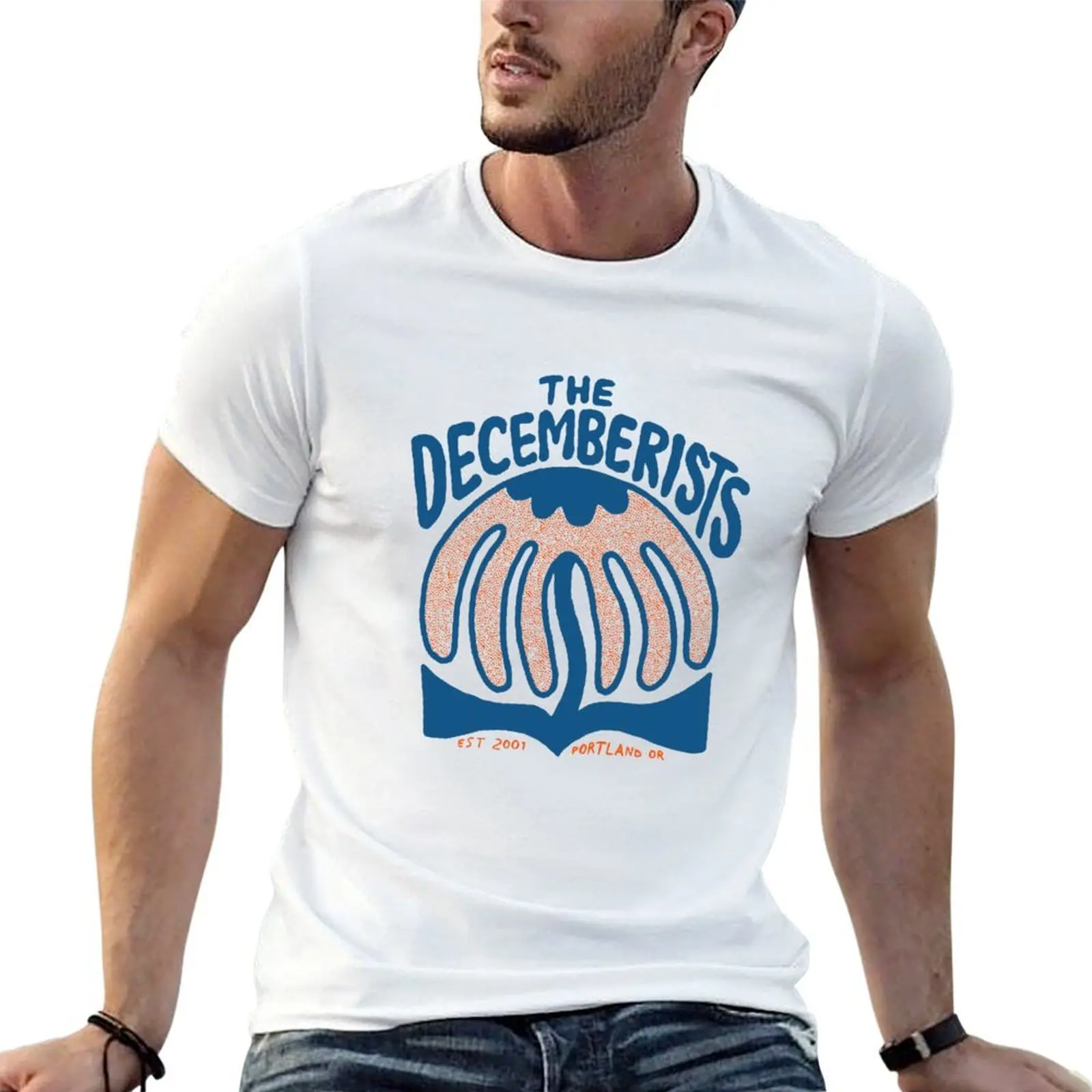 

for pack cotton cotton t shirt quality DECEMBERISTS t man t man THE white man shirts FLOWER shirt T-Shirt high