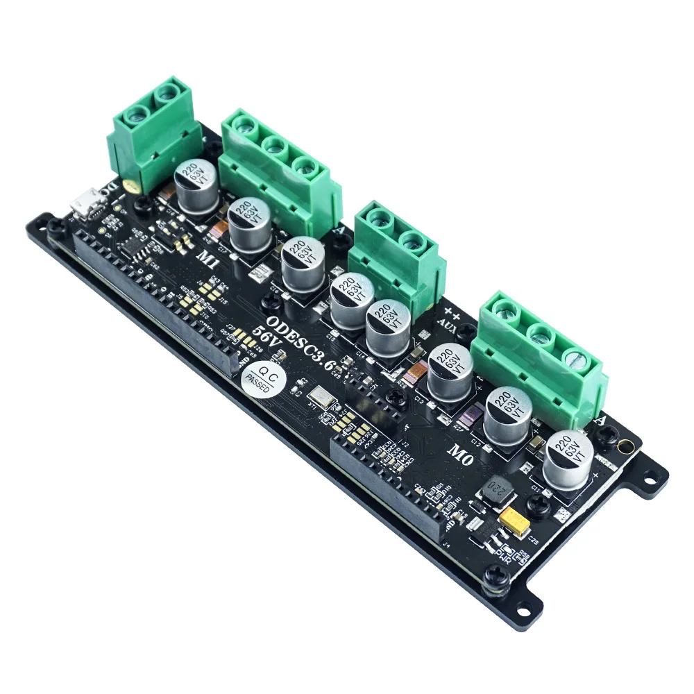 Flipsky 56V 50a Borstelloze Motor Driver Dual Drive Odesc3.6 Gebaseerd Op Od Driver Voor Robotarmen