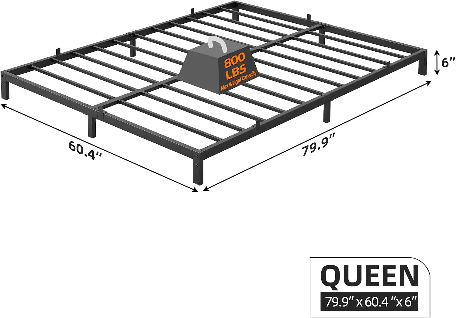 Thumbnail 3 - #23 Best Selling Metal Platform Beds