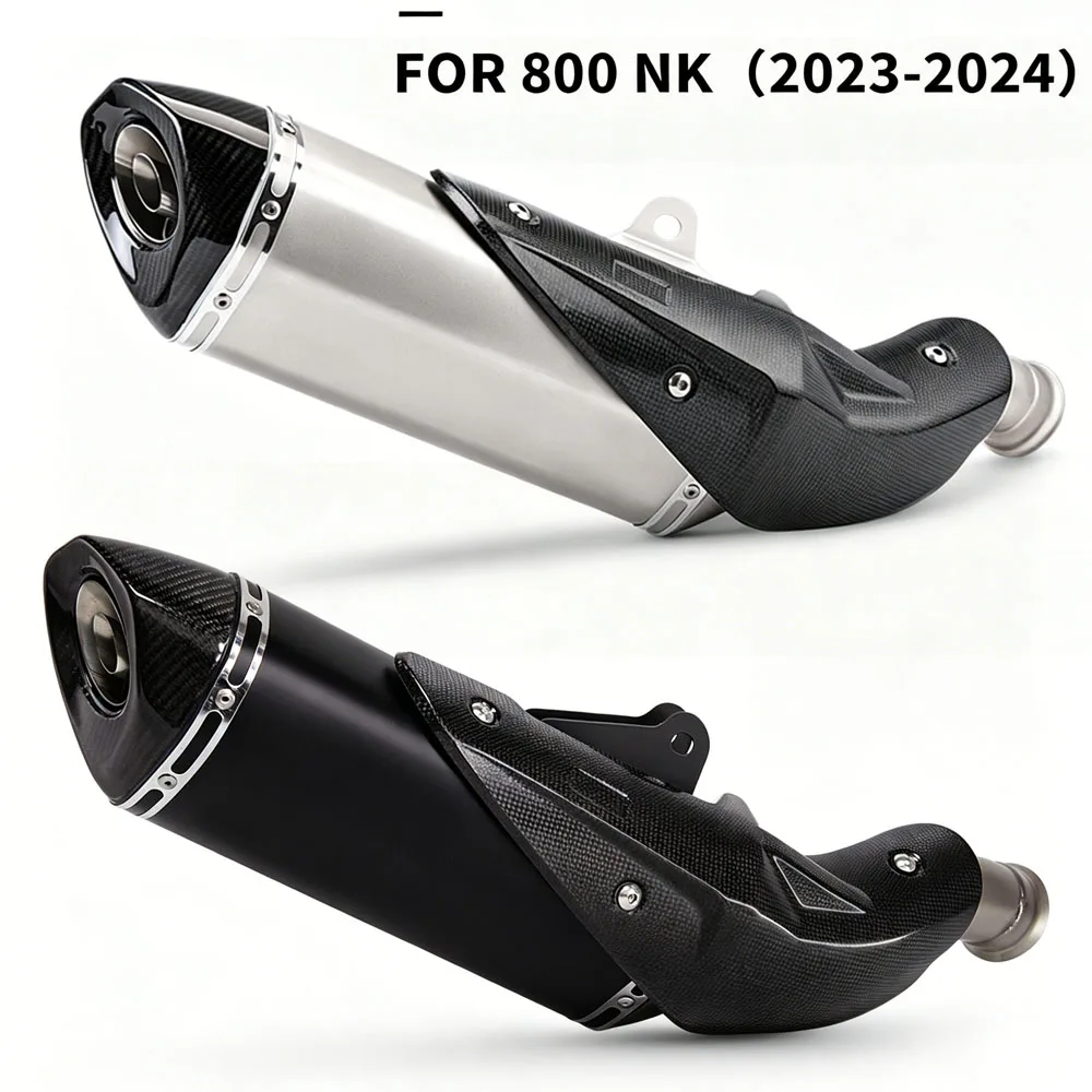AliExpress NONE Slip On Motorcycle Exhaust Connecting Mid Link Pipe Bike Escape Moto Muffler motorcycle parts For CFMOTO 800NK 51MM 2023-2024