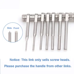 The Replaceable Screw Head Cross And Flat High-Precision Screws Do Not Come With A Screw Rod