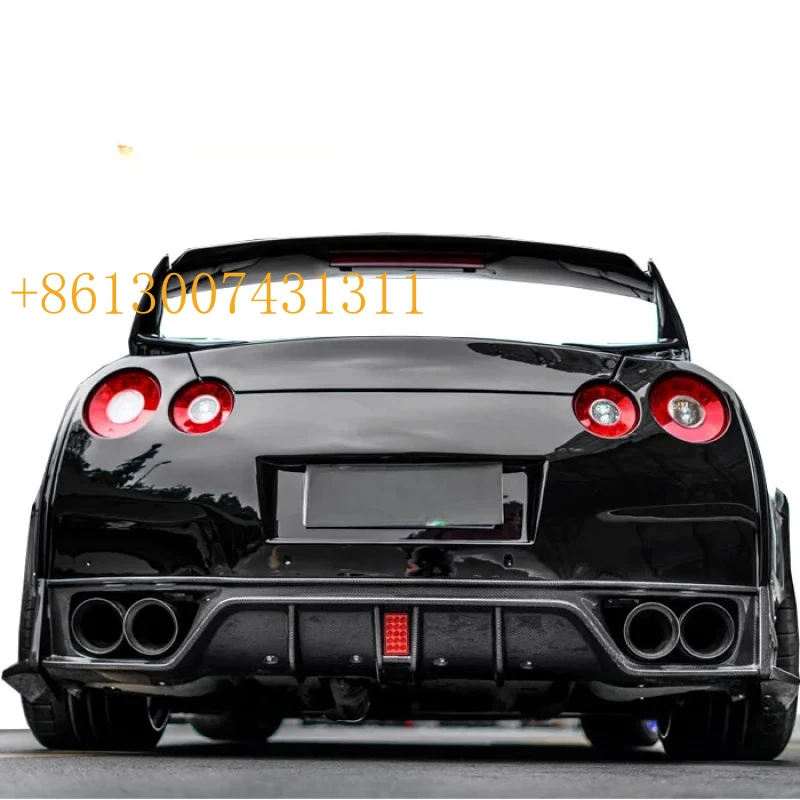 Factorywide body kit  gtr R35 2008-2016 to 2017 look with front bumper lip rear diffuser side skirts
