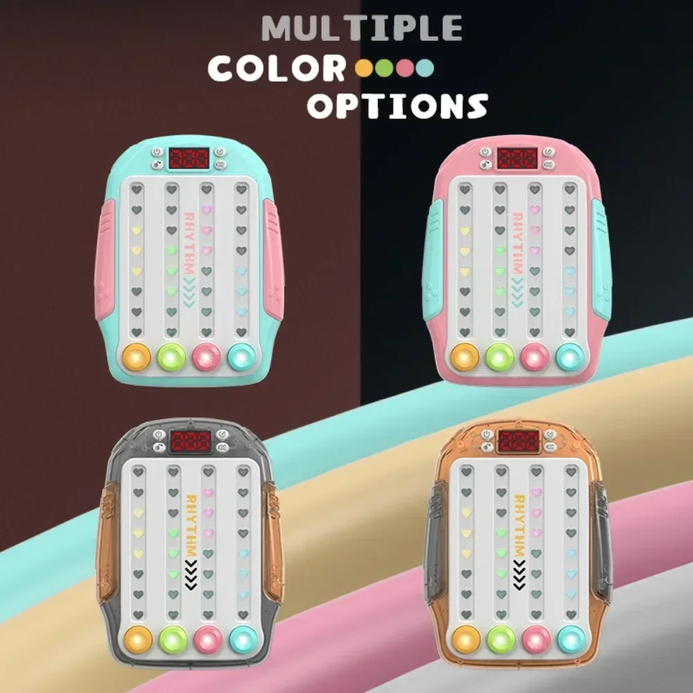 ポップイット-プッシュおよび解凍ゲームコンソール、プッシュおもちゃ、音楽パズル、リズムマスター、ハンドヘルドコンソール、ダンスマシン、レベル小道具