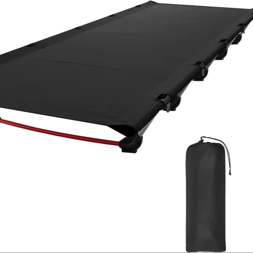 

Oxford Material Modern Steel Frame Ultralight Camping Cot Foldable Backpacking Supports 330lbs Portable Bed for Adults