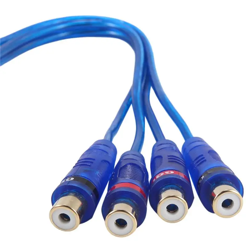 A22E-4-Channel Rca Audio Noise Filter Suppressor Ground Loop Isolator Car Stereo 50W
