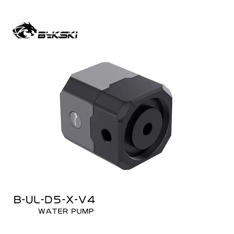 ปั๊มน้ำ Bykski รุ่น Max Flow 750L/H ยกสูง 4.5 เมตร พร้อมระบบควบคุมความเร็ว PWM สำหรับระบบระบายความร้อนด้วยน้ำในคอมพิวเตอร์ รุ่น D5 Pump สำหรับพีซี, B-UL-D5-X-V4