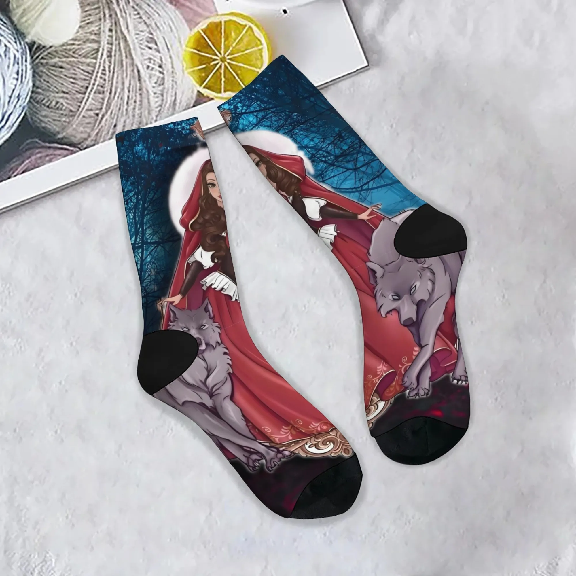 Cartoon Märchen Charakter Gedruckt Casual männer Socken Bequeme Atmungsaktive Nicht-slip Socken Neuheit Harajuku Retro Crew Socken