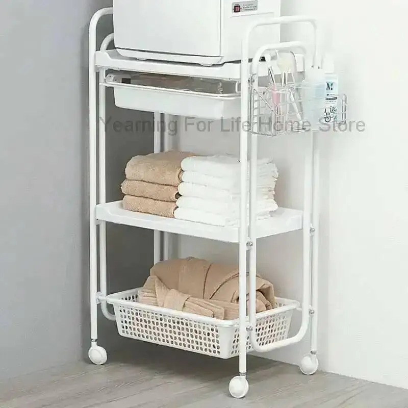 

Dressing Hair Auxiliary Cart car Metal cutting Aesthetic Small Trolleys Organizer Wheels Aesthetics Manicure Mueble De Barberia