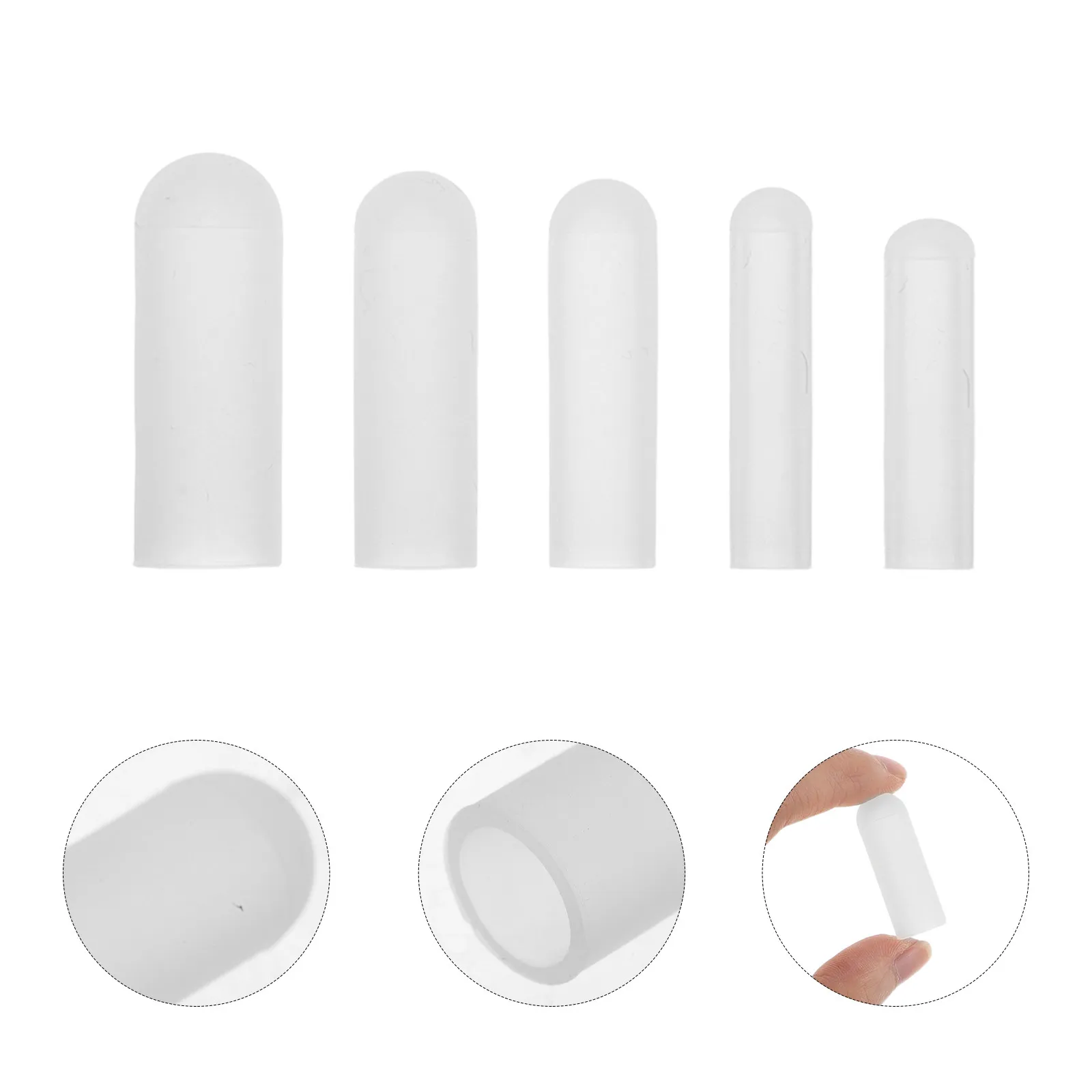 50Pcs Silicone Zipper Pull Protection Caps Noise Reducing Washer Dryer Zipper Head Guards Anti Scratch Clothes Protection