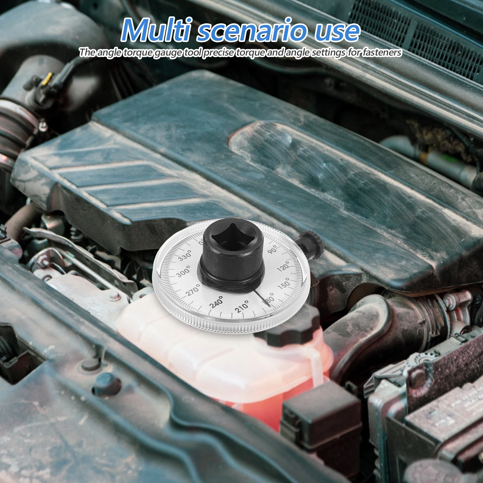 

Car Meter Black Head Precision Measurement Clear Dial Knurled Knob Arm Easy Zeroing Thickness Detection Tools Torque Wrenches