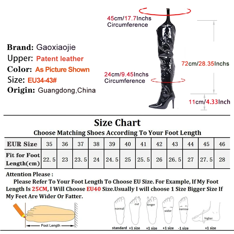 Damskie klamry do paska zakolanówki buty 11CM ze szpiczastym noskiem nocne wysokie obcasy czarne buty czerwona skóra Sapatos feminos