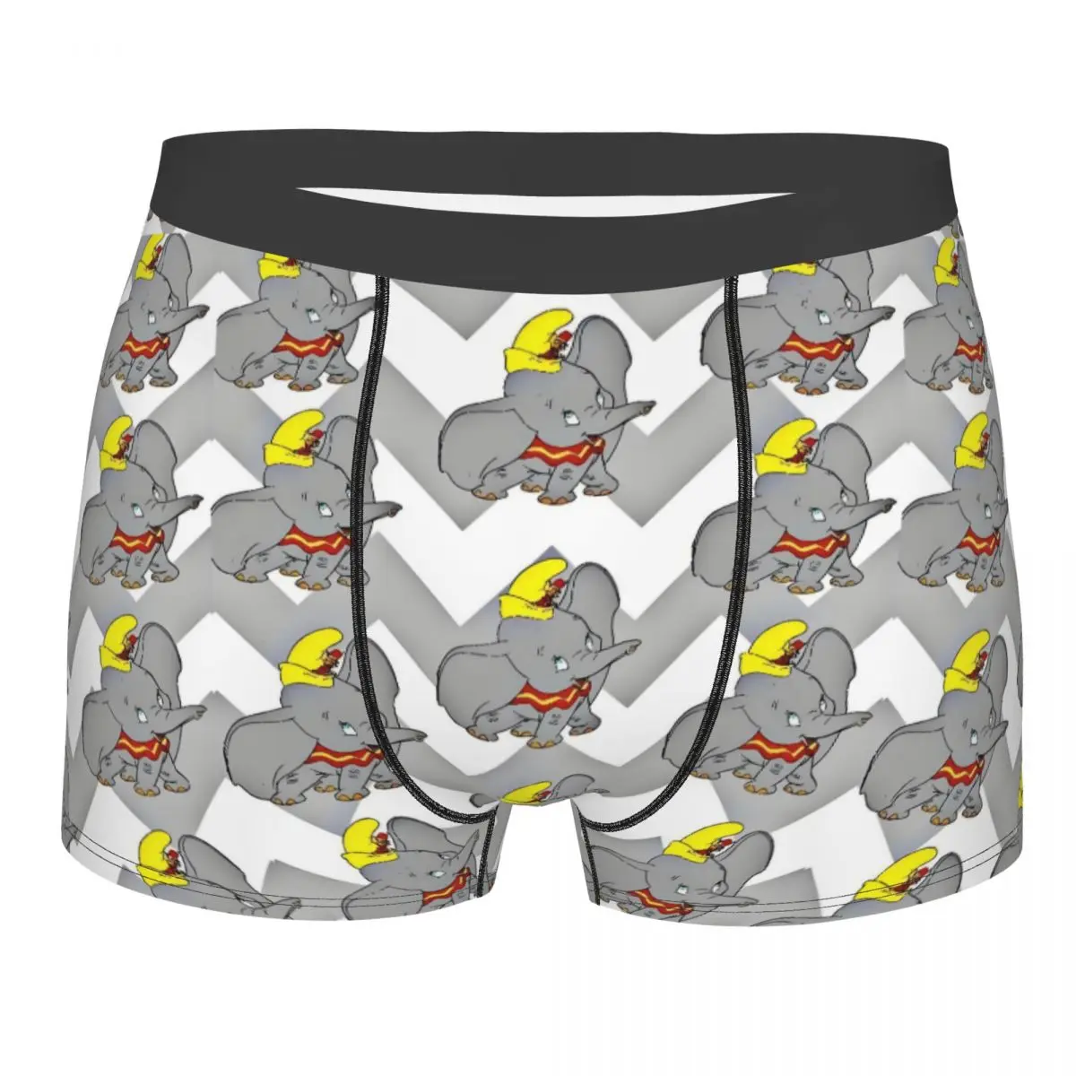 

Мужские боксеры с рисунком Дамбо на заказ, милый слон Трусы Нижнее белье Новинка Трусы