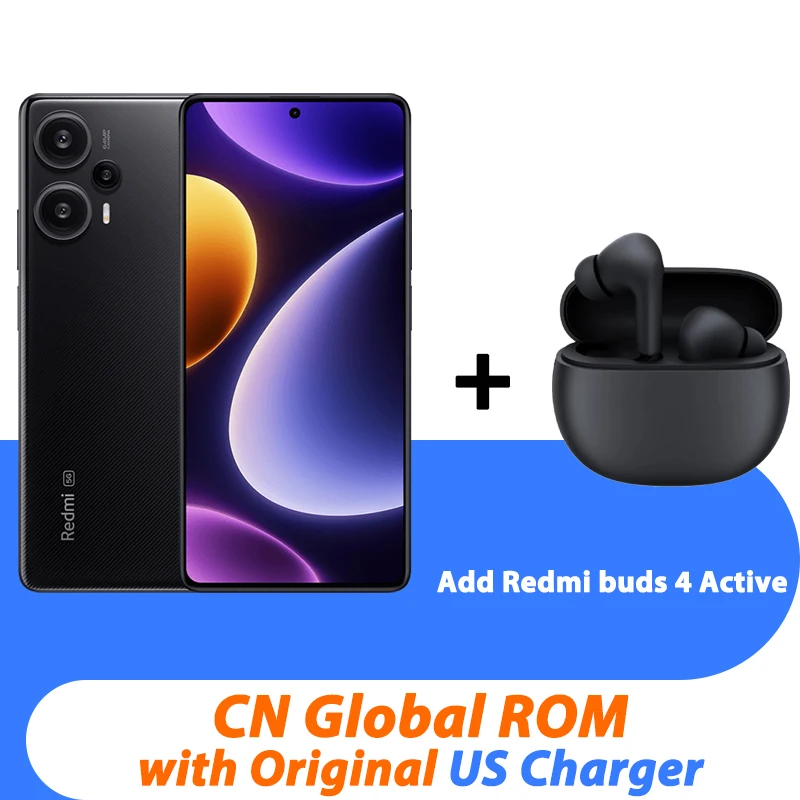 Global ROM Xiaomi Redmi Note 12 Turbo 5G 120Hz OLED Display