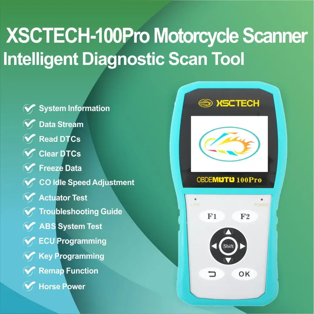 Motorcycle Diagnostic Scanner Tool MST-100Pro Fault Code Scanner ECU Programming Motorcycle Scanner Tool