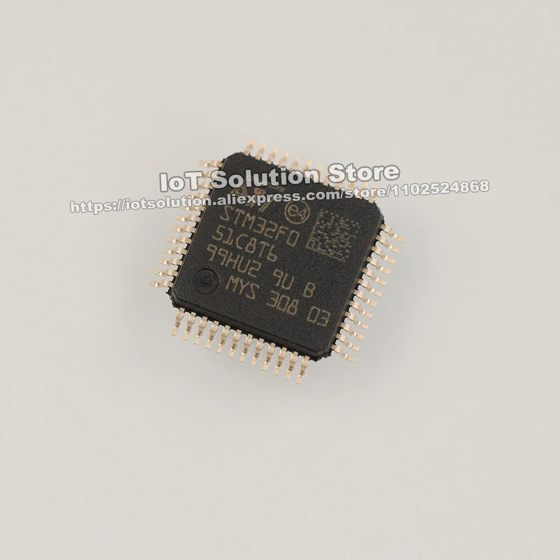 STM32F051C8T6 LQFP-48, STM32F051C8T6TR, 7x7x1.4mm