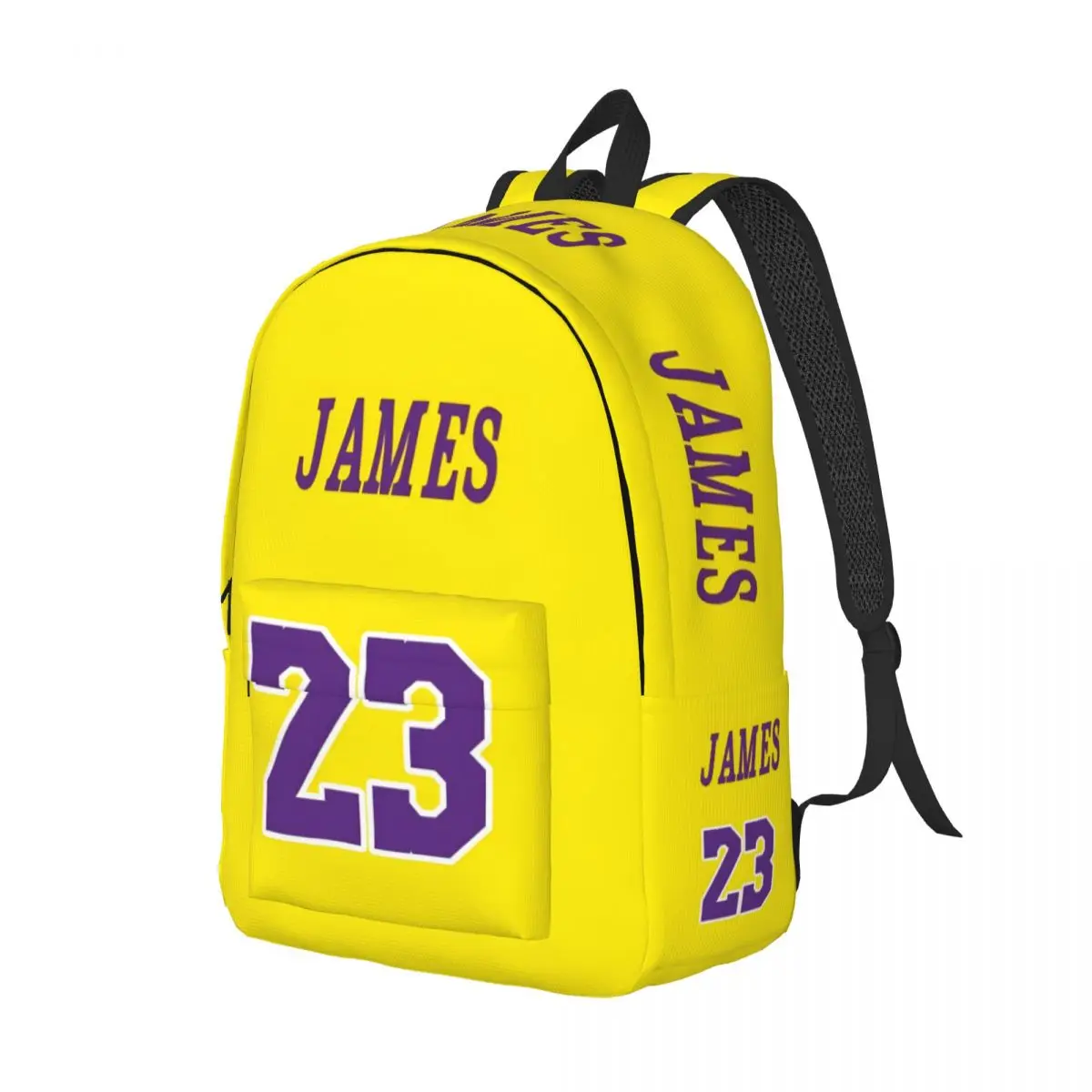 Classic Number 23 Lebron James New Fashion High Capacity Waterproof College Backpack Trendy Laptop Travel Book Bag 15.7in 17.7in