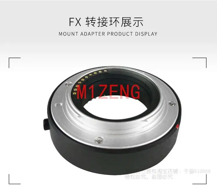 FX Automatic macro extension tube adapter for Fujifilm xt4 XT5 XE4 XE3 XT10 XT30 XH1 X100F X100 XT100 xpro2 x100t Camera lens