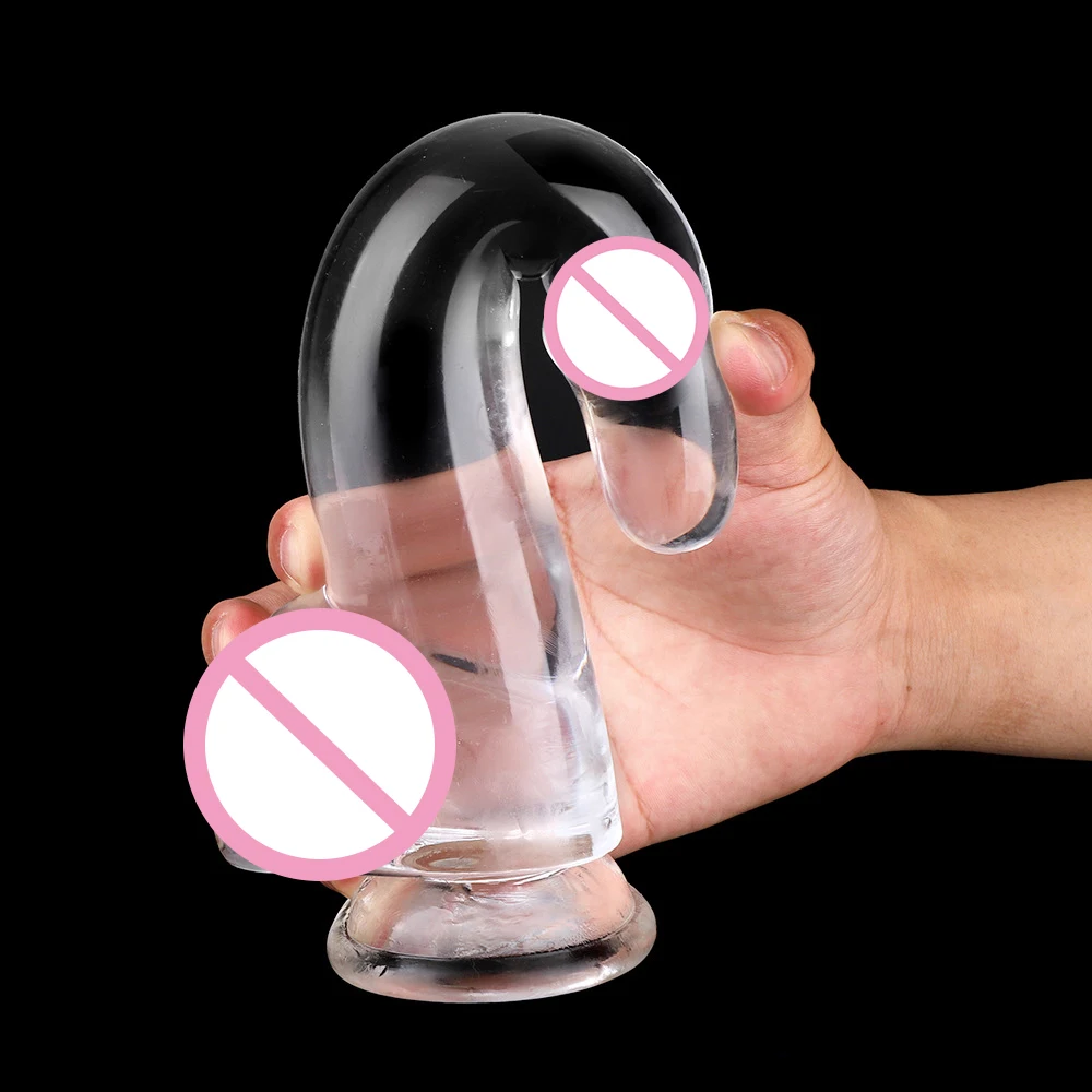 S/M/L/XL/XXL Suction Cup Transparent Realistic Dildo Penis Dick Cock Female Sex Products Sexy Toys for Woman Adults 18 Sexshop