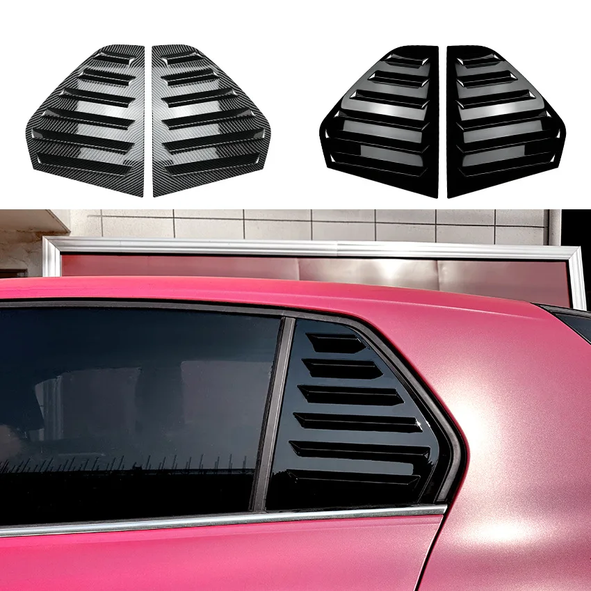 

A Pair Rear Window Louver Shutter For Volkswagen Golf 8 Golf MK8 2020+ Side Air Vents Shutter Cover Trim Exterior Accessories