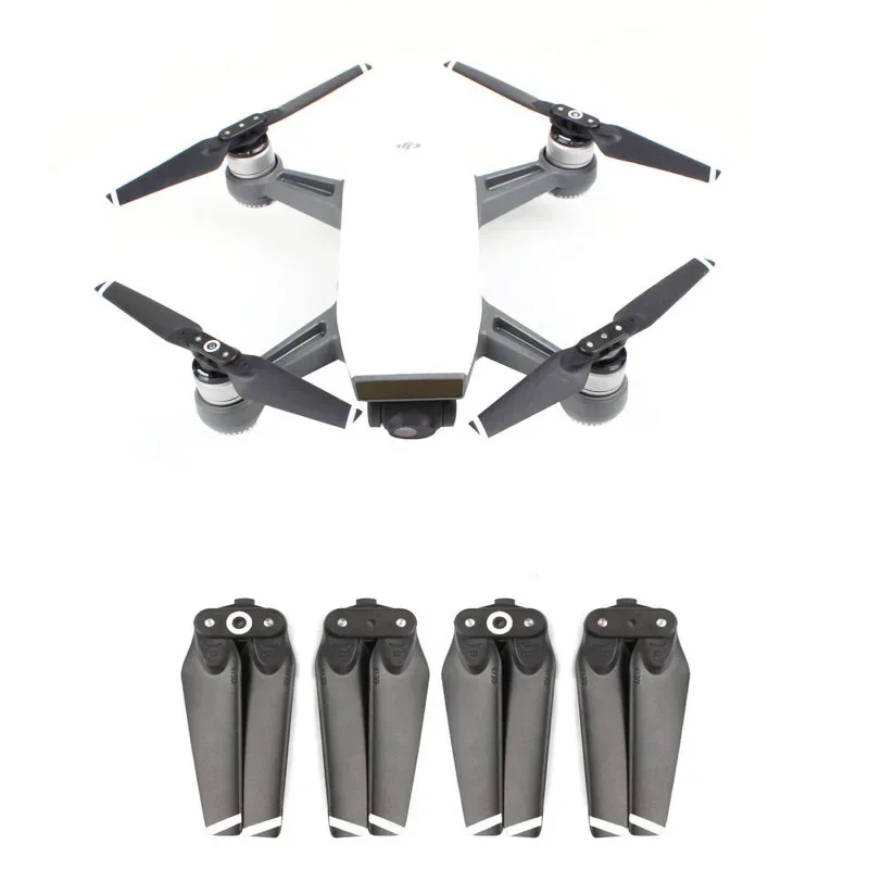 4pcs Propellers 4730 F Blade Prop Spare Parts CW/CCW Propeller for DJI Spark Drone Accessories Gold/Silver view 5