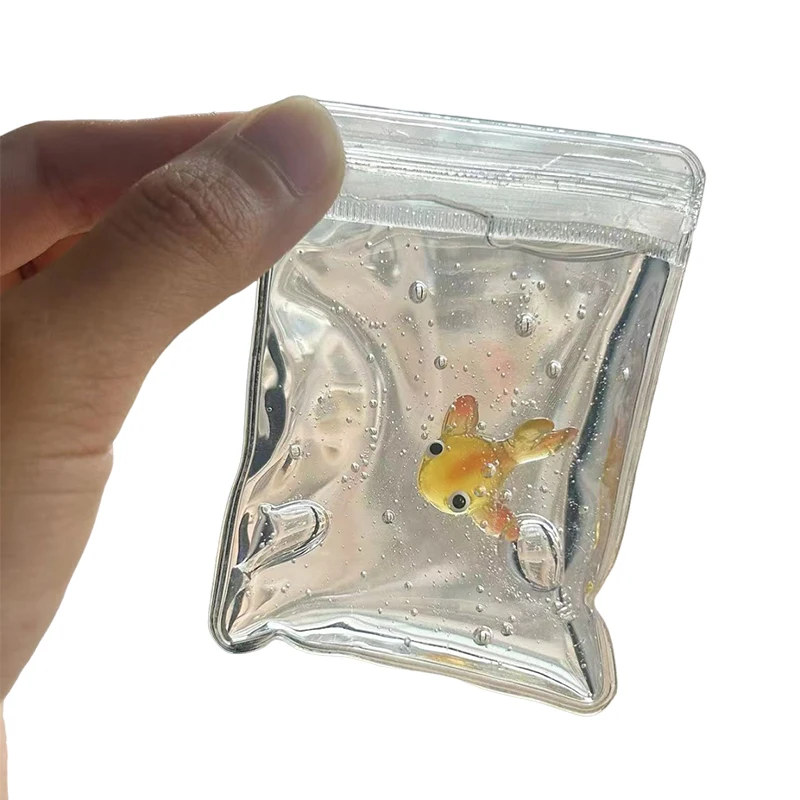 

Squishy Goldfish Toy Cute Desktop Decor Funny Stress Reliever Decompression Fidget Toys For Teens Kids Gifts