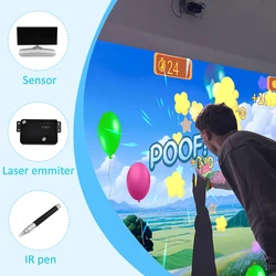 3D Ground VR Games Virtual Reality Wall Floor Projection Operated Kids Multiplayer Amusement Park Interactive Screen Smart Board