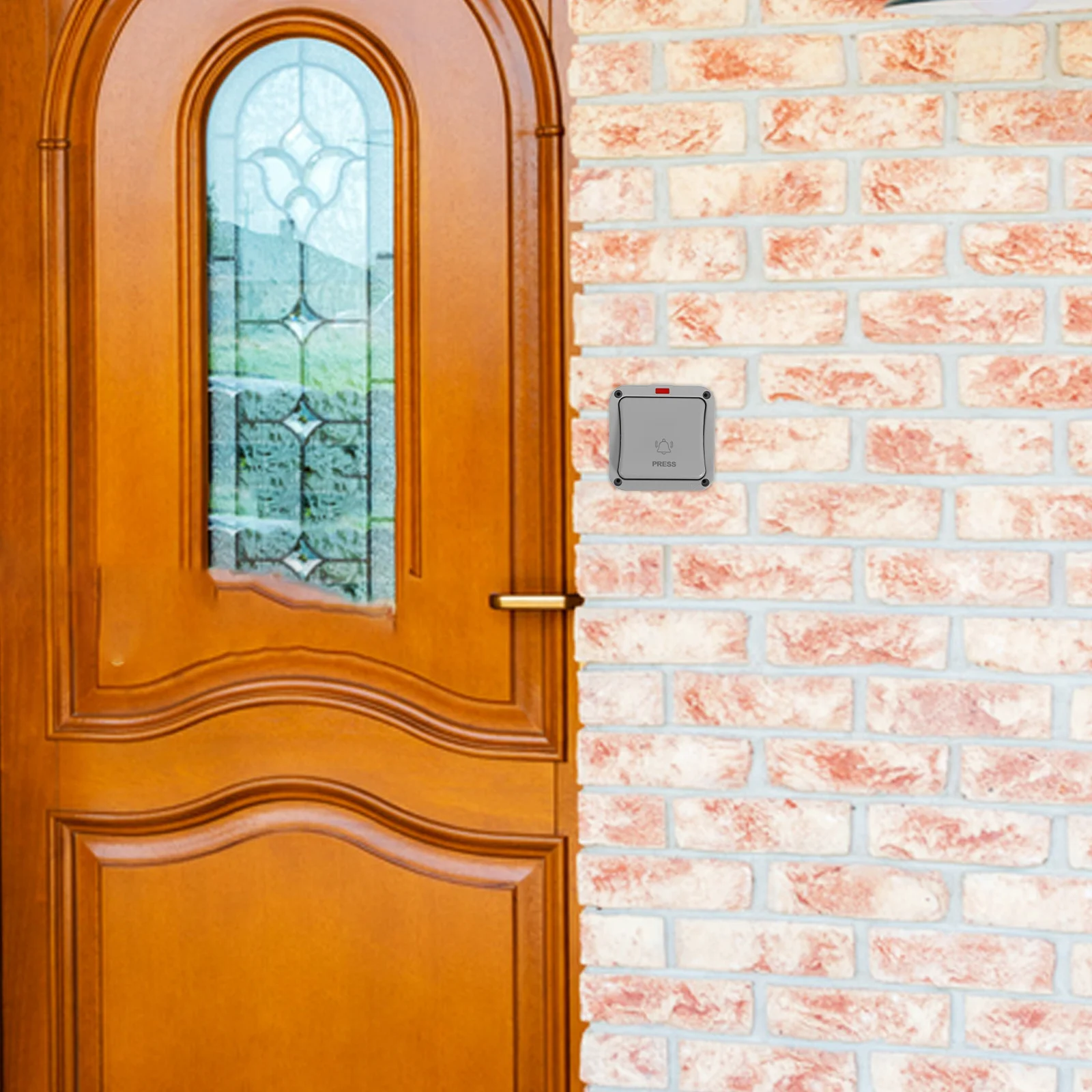 Interruptor de botón a prueba de agua, botón de arranque para exteriores, abridor de puerta, puerta de garaje, interruptor de Control de acceso montado en la pared