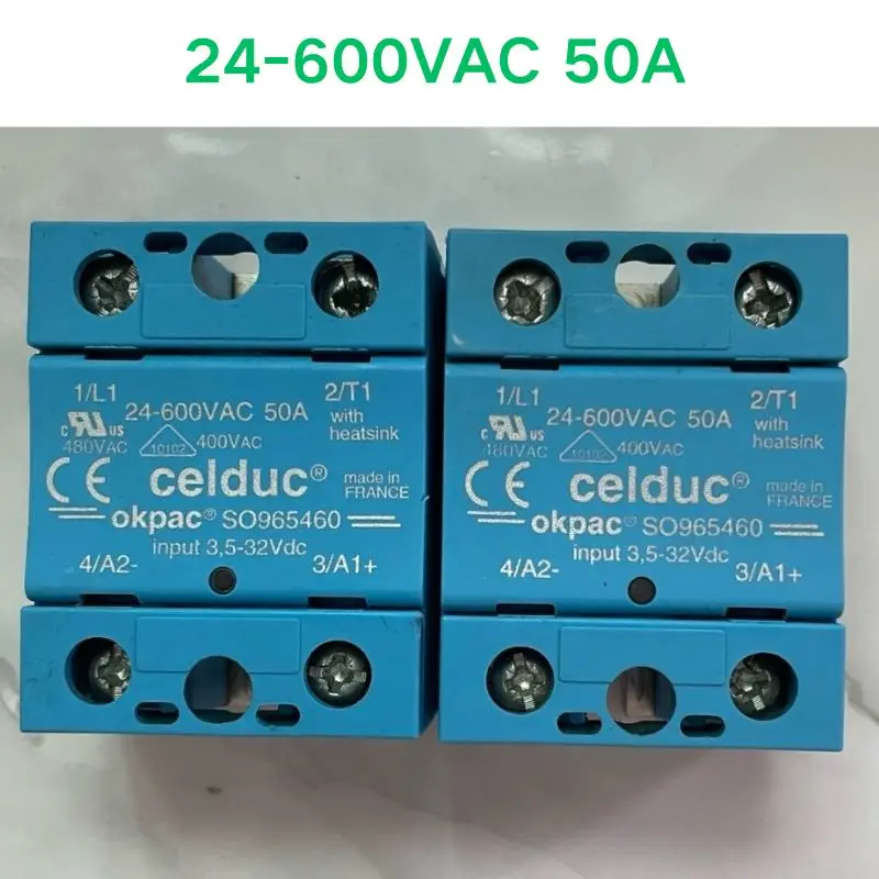 Second hand test OK 24-600VAC 50A Solid State Relay