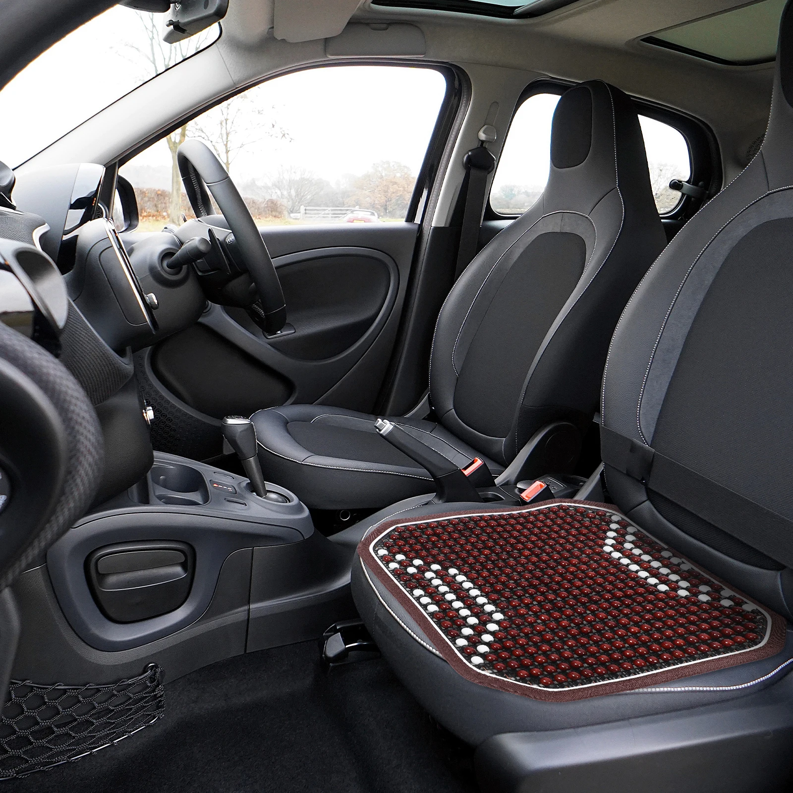 

Summer Cooling Car Seat Cushion Beaded Pad Breathable Massage Comfort Fit For Auto Suv Truck Office Chair Seat Cover Mat