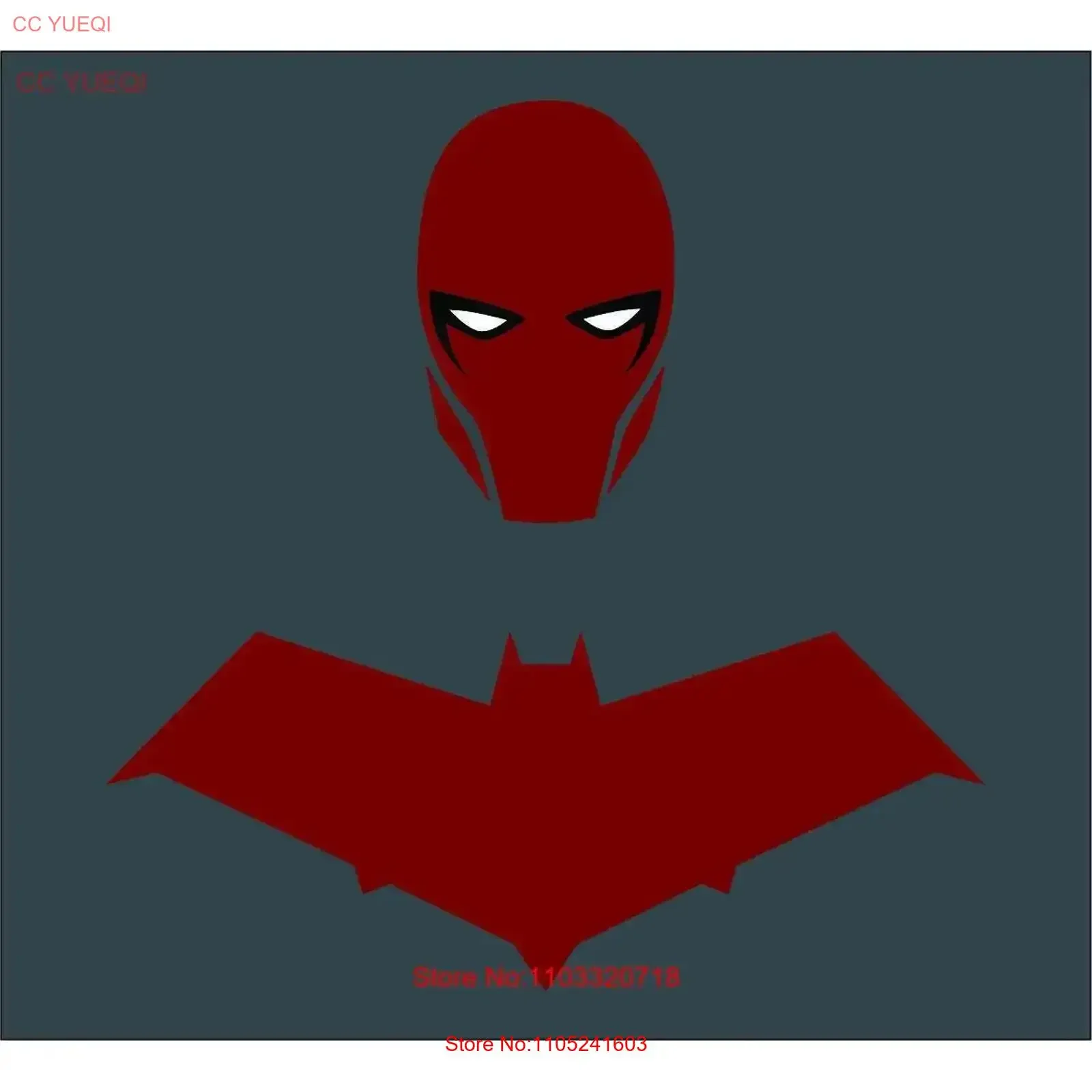 Jason Todd Mask Symbol Custom T Shirt Design By TEEIMP COM vintage Washed designer clothes Top For Everyday Wear Soft Slightly