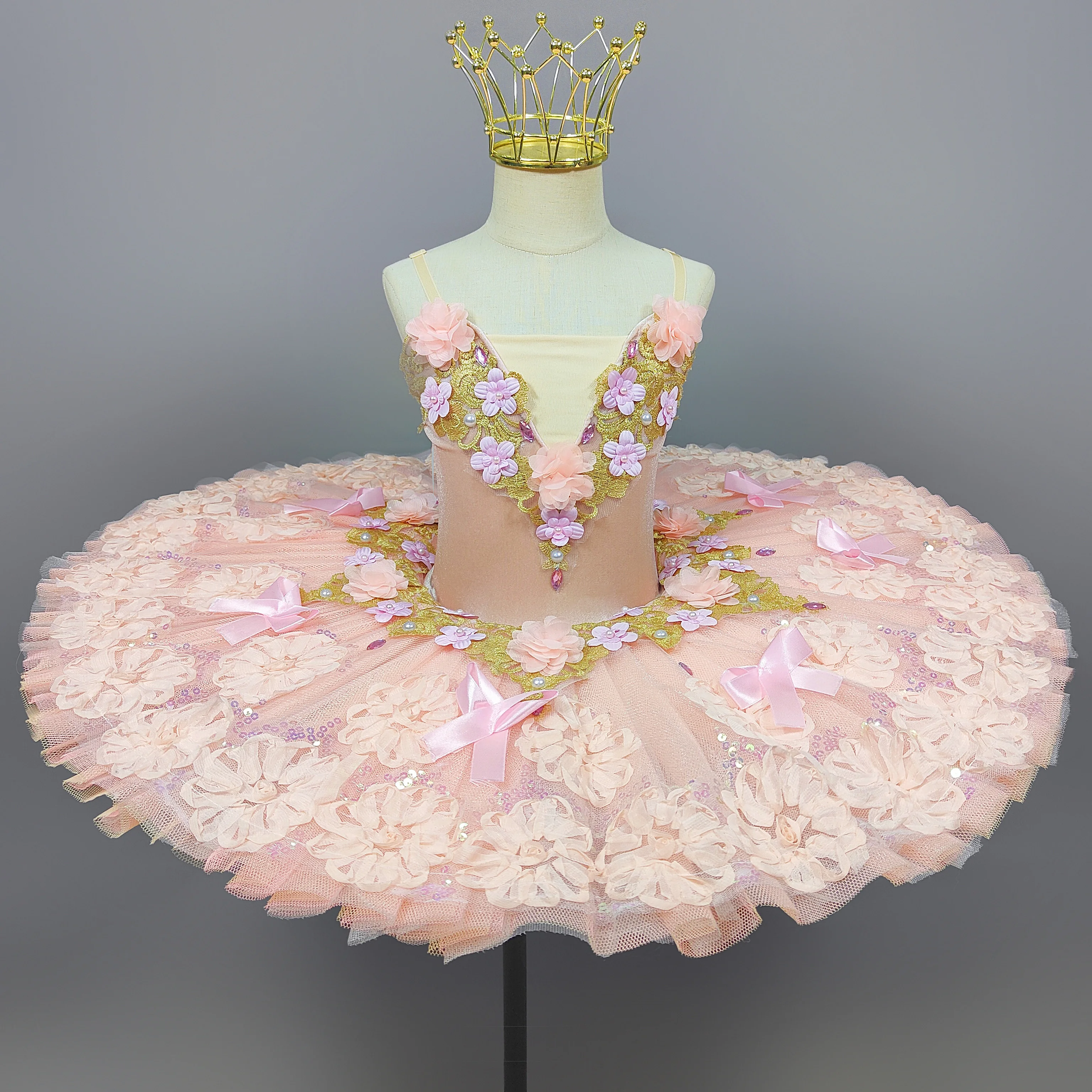 Ballet Skirt Girls New Children's Ballet Performance Clothes Suspender Gauze Skirt Children's Tutu Skirt New