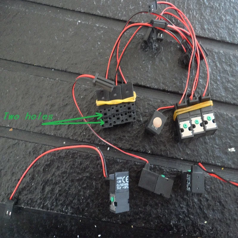 Furo 24vdc 10 mm Mini Micro Uso da Válvula Solenóide Lonati D4840090 para Lonati Série Gaol L454 L462 L404mr G615 Fl626 Máquina 2