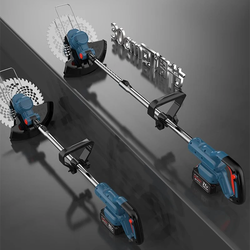 

Cordless Lawn Mower Brushless Motor Electric Grass Trimmer Adjustable Length Angle Telescopic Pruning Garden Tools Wire Wheel